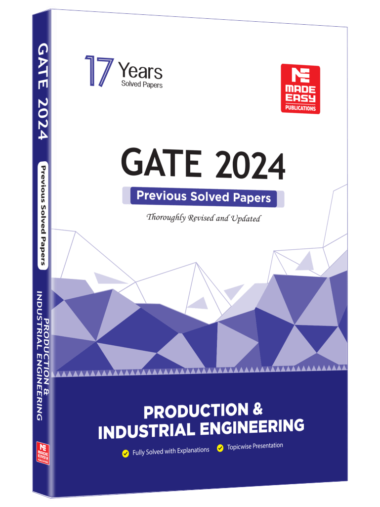 GATE 2024 Production & Industrial Engineering Book 