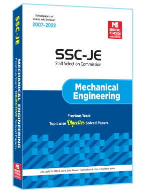 SSC : JE Mechanical Engineering  2023- Previous Year Objective Solved Papers- 1