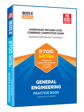 JDLCCE-JE: 2700 MCQ General Engineering Practice Book