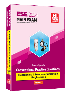 ESE 2024 Main Exam Practice Book: Electronics and Telecommunication Engineering Paper 1