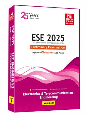 ESE 2025: Preliminary Exam: Electronics and Telecom. Engineering Objective Solved Paper Vol-1