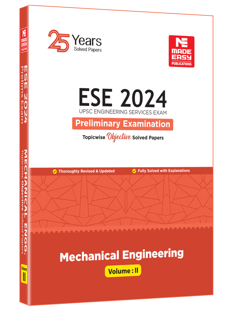 ESE 2024 Preliminary Exam Mechanical Engineering Objective Solved